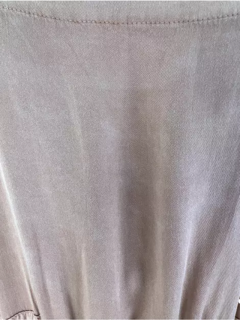 Vestido Flavia Aranha Amarração Rosê