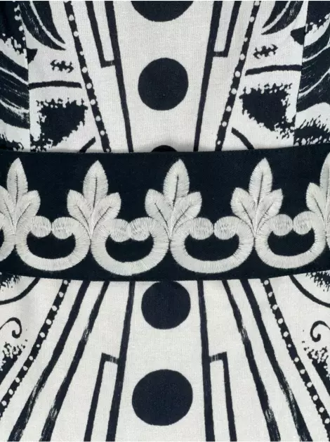 Vestido Framed Midi Estampado