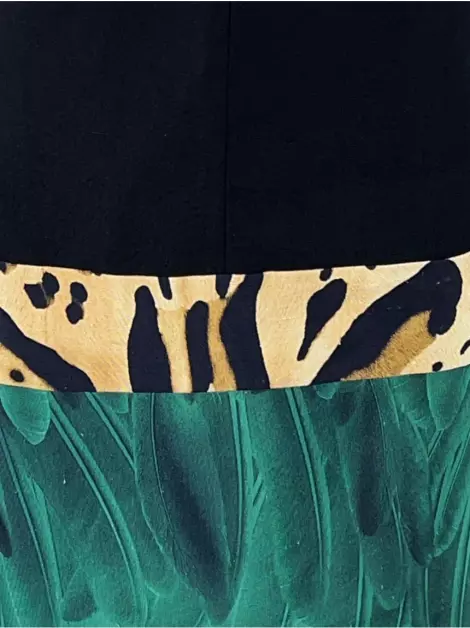 Vestido Giambattista Valli Curto Estampado