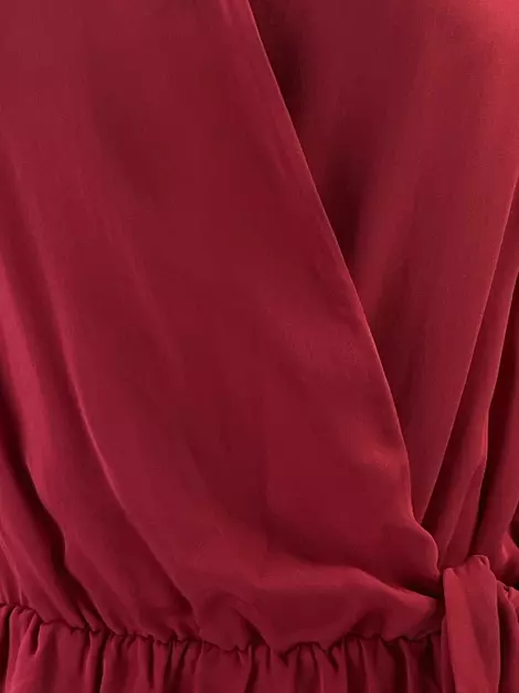 Vestido Halston Heritage Tecido Vermelho