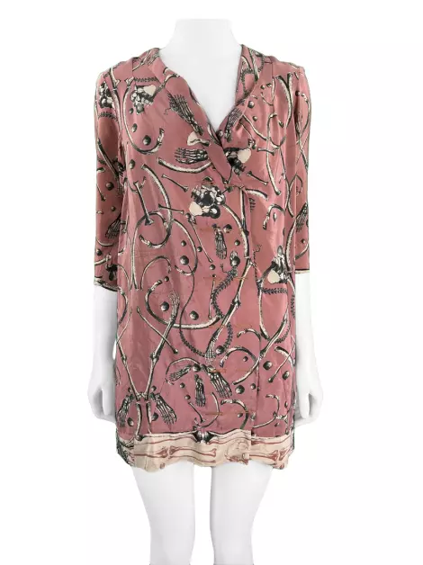 Vestido Herchcovitch; Alexandre Estampa Rosa
