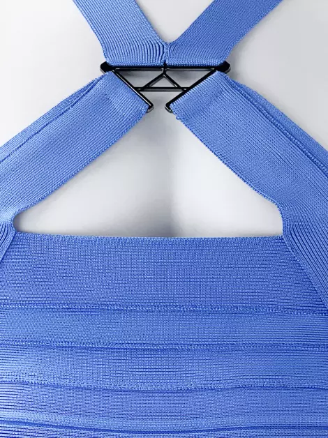 Vestido Hervé Léger Bandage Azul