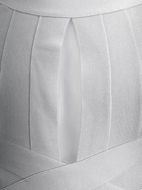 Vestido Hervé Léger Bandagem Branco