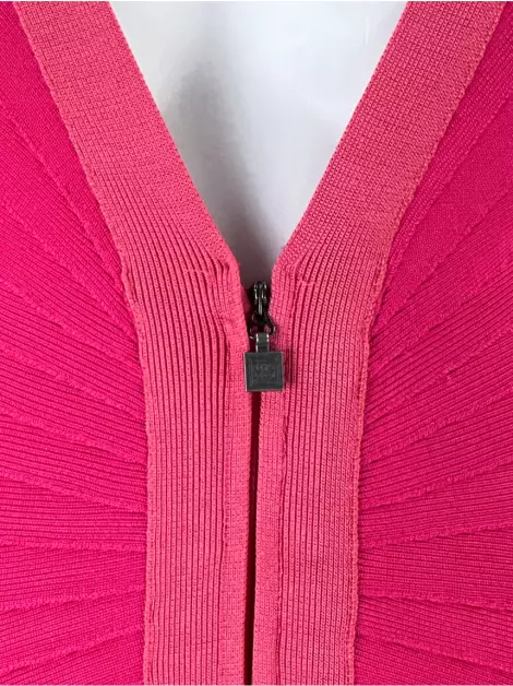 Vestido Hervé Léger Curto Pink