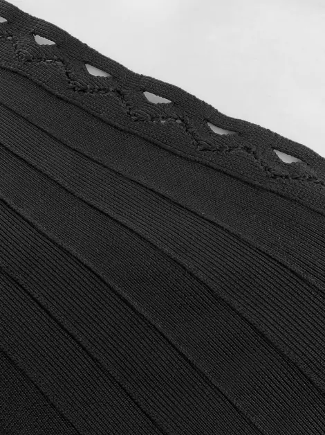 Vestido Hervé Léger Orleana Preto