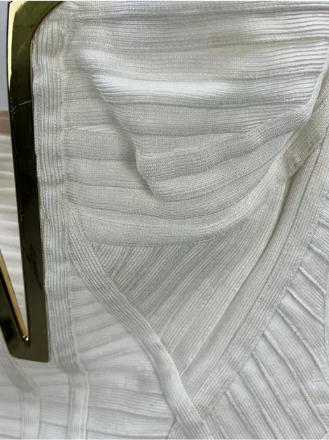 Vestido Hervé Léger Sharam Branco