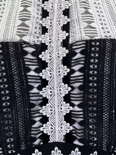 Vestido Iorane Bordado Preto