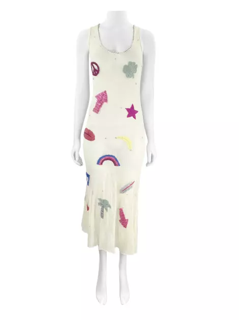 Vestido Isabela Capeto Transparência Bordado