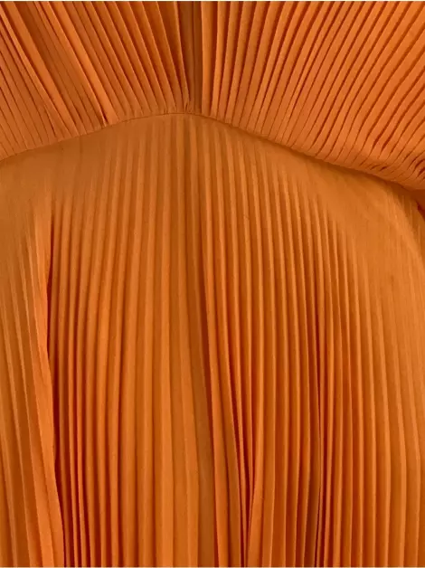 Vestido Issa London Drapeado Laranja