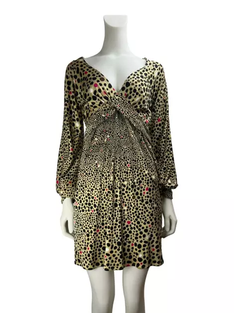 Vestido Issa London Malha Estampada