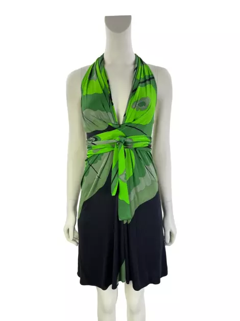 Vestido Issa London Malha Verde
