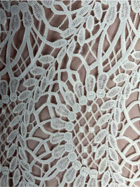 Vestido Ivanka Trump Renda Branco