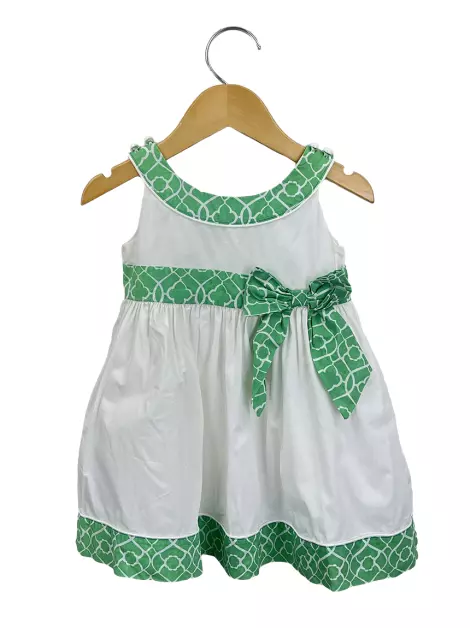 Vestido Janie and Jack Tecido Off White