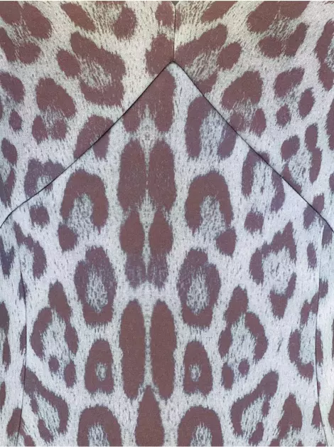 Vestido Just Cavalli Animal Print Multicolor