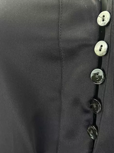 Vestido Just Cavalli Acetinado Preto