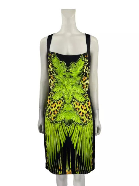 Vestido Just Cavalli Reto Estampado