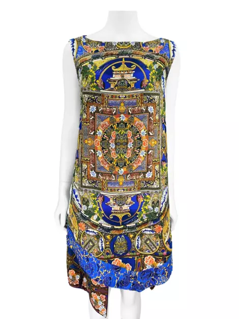 Vestido Just Cavalli Tecido Estampado