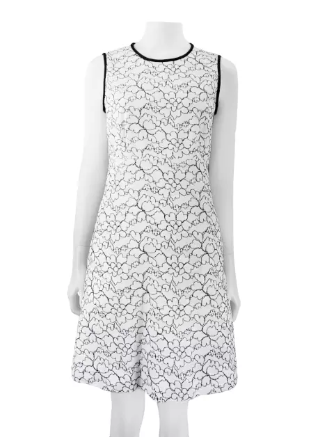 Vestido Kate Spade Bordado Off-White