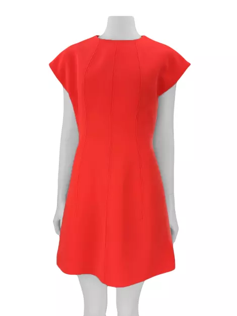 Vestido Kenzo Curto Rosa Neon