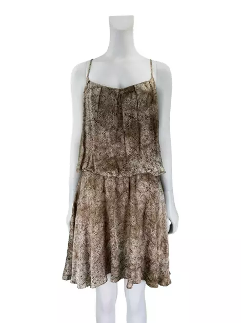 Vestido K&T Seda Estampada