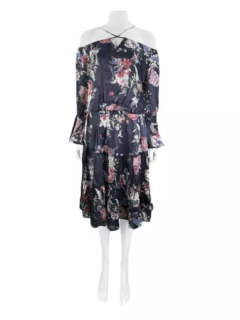 Vestido K&T Seda Estampada