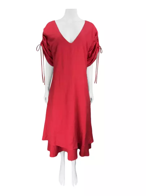 Vestido Lado Basic Tecido Vermelho