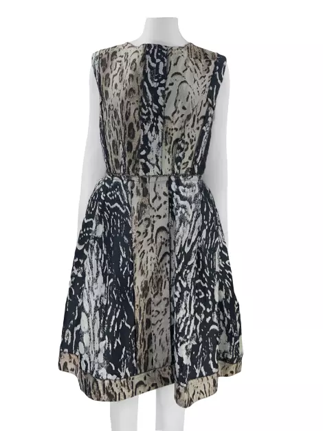 Vestido Lanvin Curto Animal Print