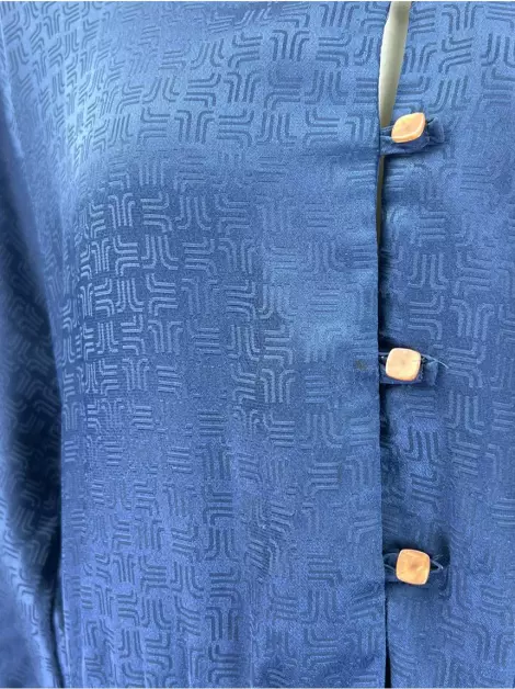 Vestido Lanvin Tecido Azul