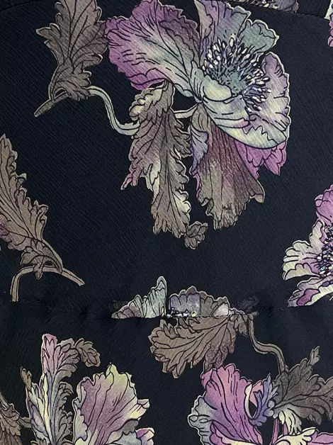 Vestido Laundry by Shelli Segal Seda Estampado