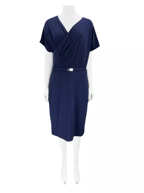 Vestido Lauren Ralph Lauren Midi Azul