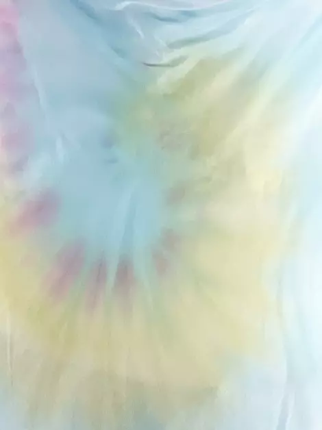 Vestido Lefah Tecido Tie Dye Colorido