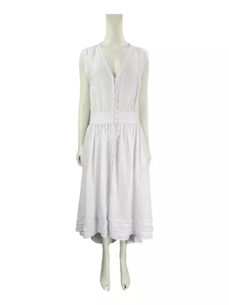Vestido Lica Melzer + Guga Gonçalves Longo Branco