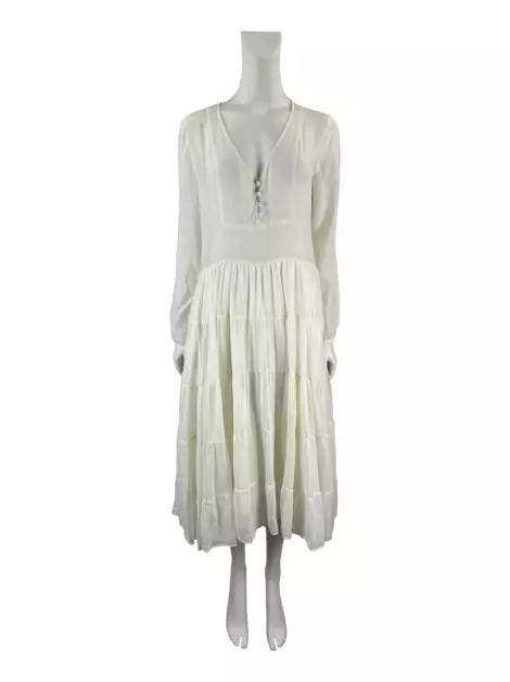 Vestido Lica Melzer + Guga Gonçalves Tecido Branco