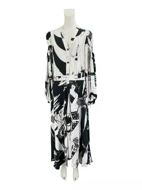 Vestido Loewe Salome Peasan Bicolor
