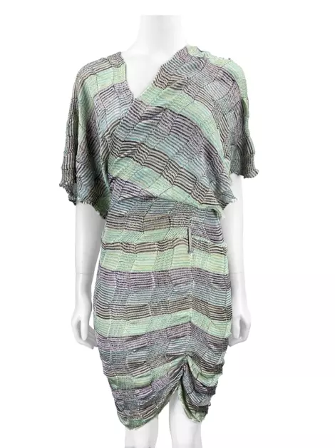 Vestido Lolitta Tricot Bicolor