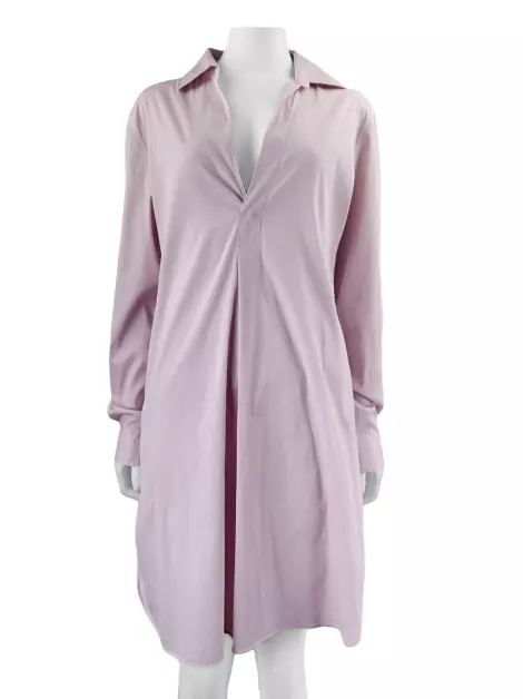 Vestido Loro Piana Chemise Rosa