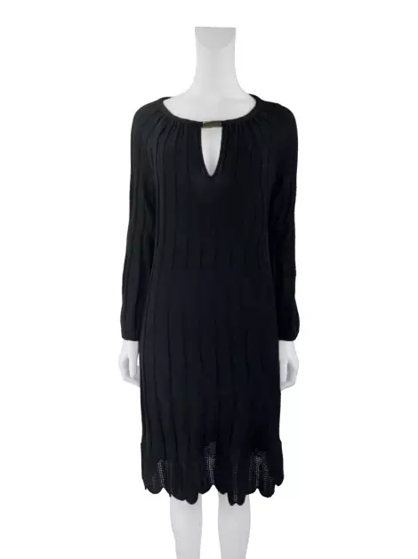 Vestido M Missoni Midi Preto