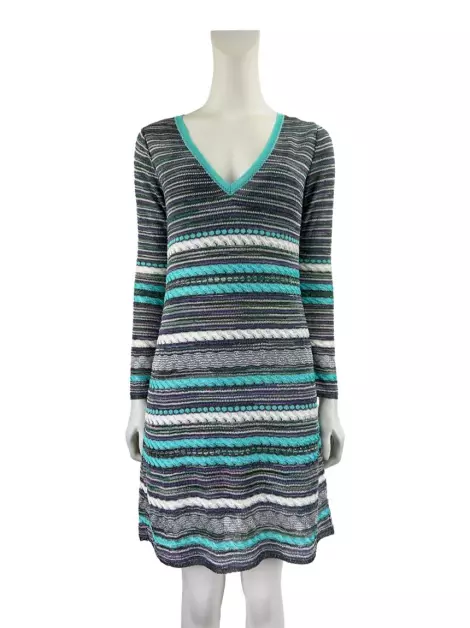 Vestido M Missoni Tricot Listrado