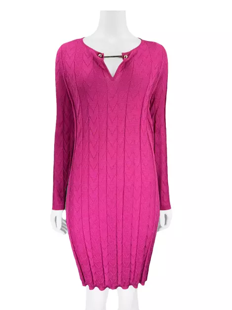 Vestido M Missoni Tricot Rosa