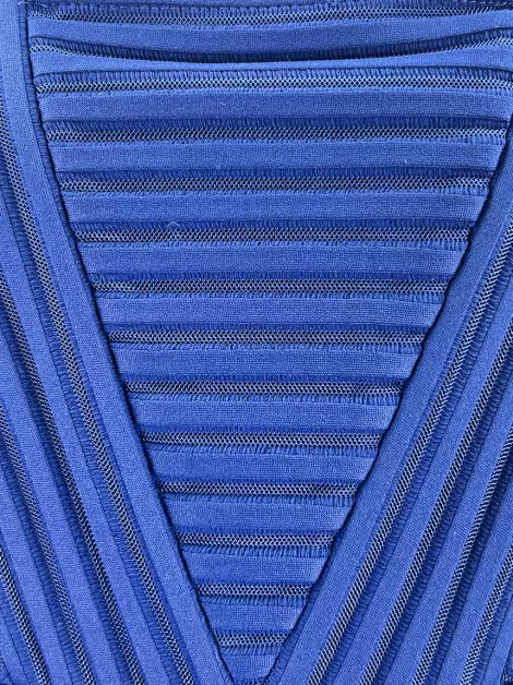 Vestido Maje Curto Azul