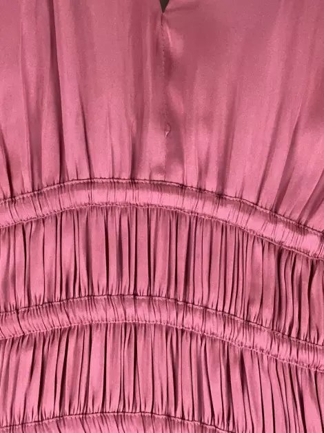 Vestido Maje Tecido Rosa