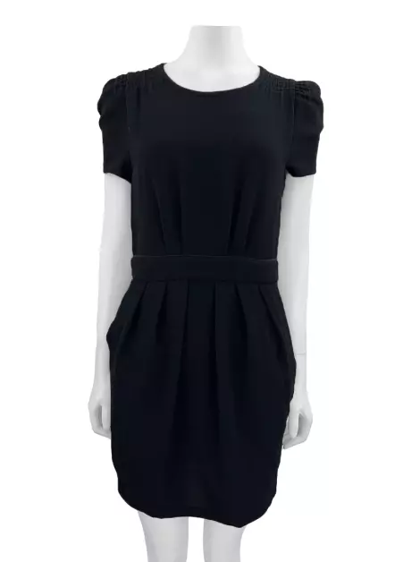 Vestido Maje Tecido Preto