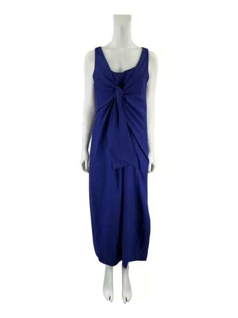 Vestido Maria Bonita Lã Azul Marinho