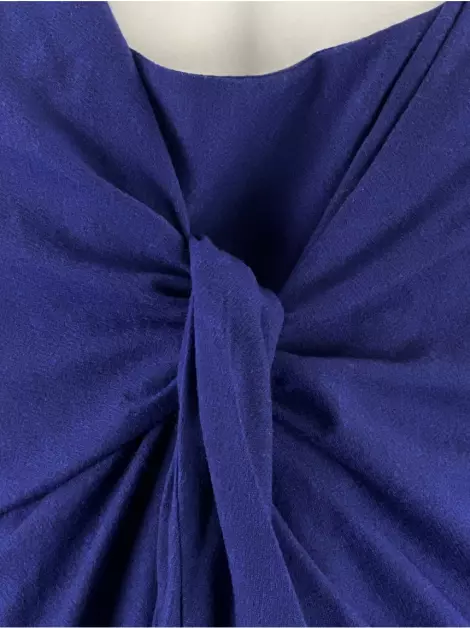 Vestido Maria Bonita Lã Azul Marinho