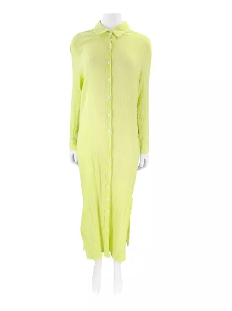 Vestido Mariana Penteado Chemise Verde