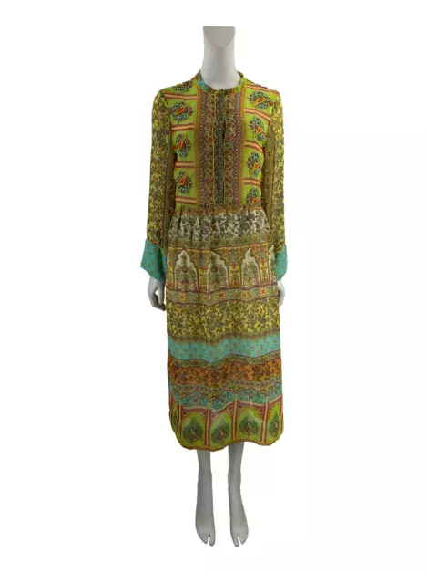 Vestido Mariana Penteado Tecido Estampado