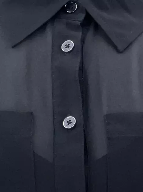 Vestido Michael Michael Kors Babados Preto