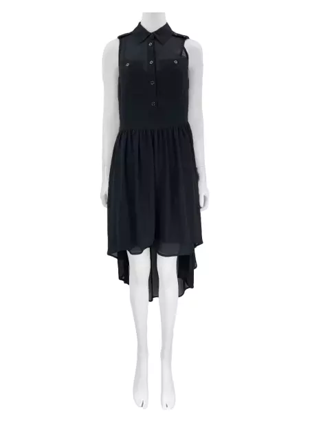 Vestido Michael Michael Kors Babados Preto