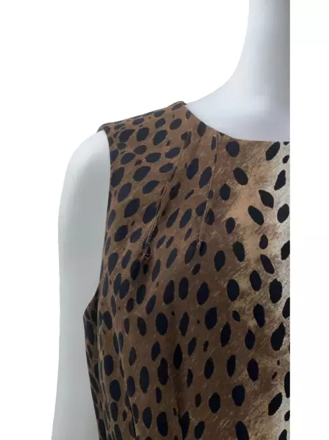 Vestido Michael Michael Kors Curto Animal Print