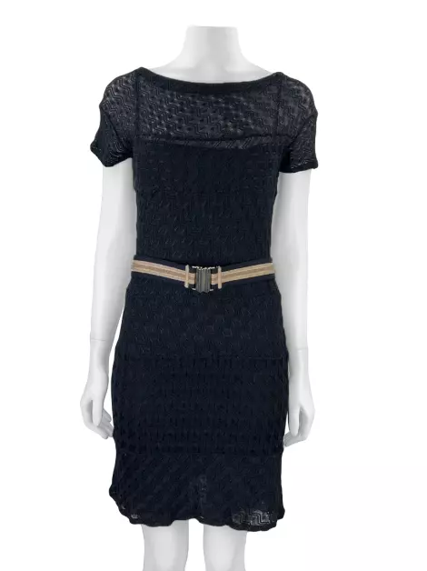 Vestido Missoni Tricot Preto